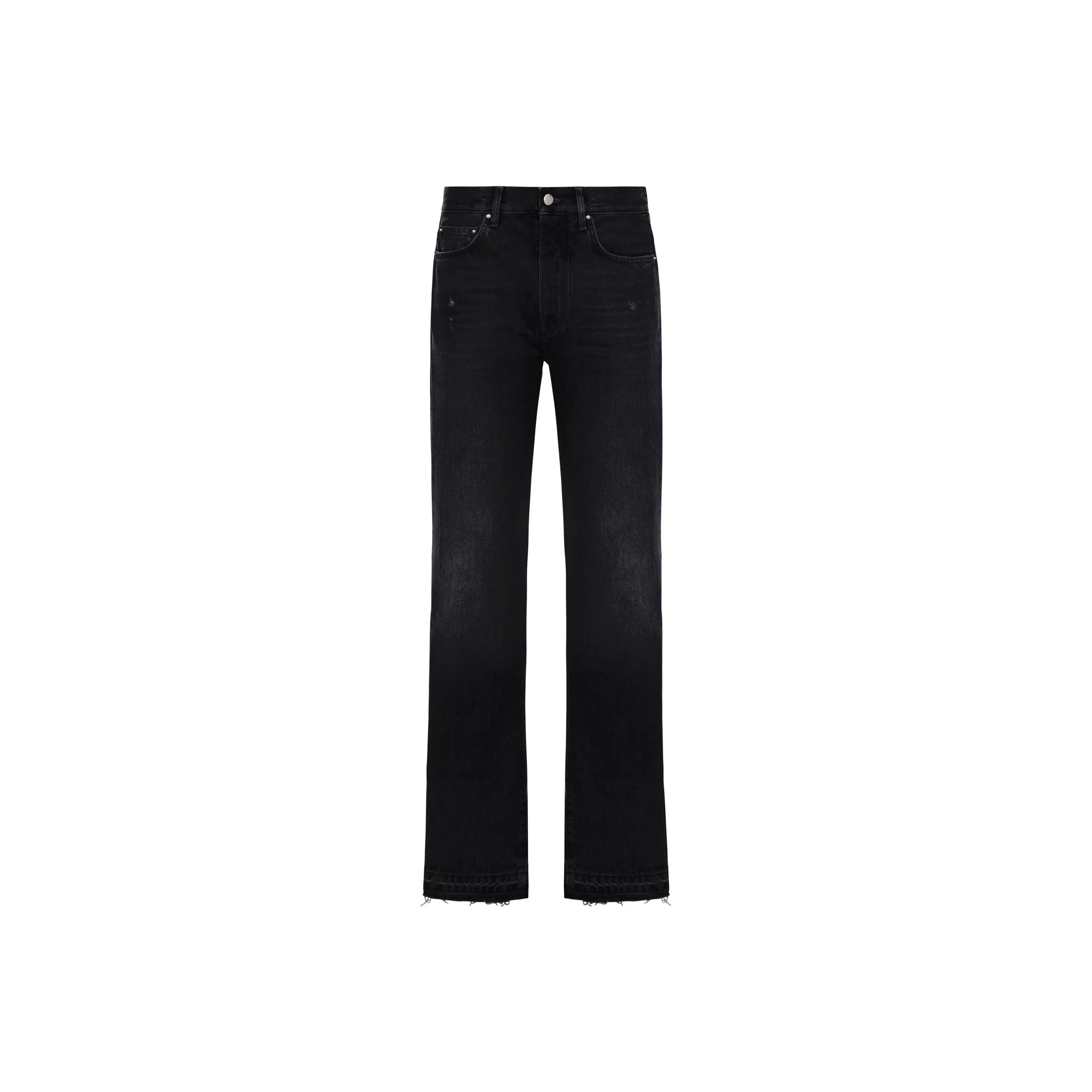 AMIRI High Waist Straight Leg Jeans