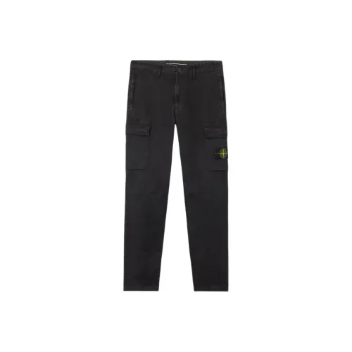 STONE ISLAND SS25 Черные Мужские Брюки карго