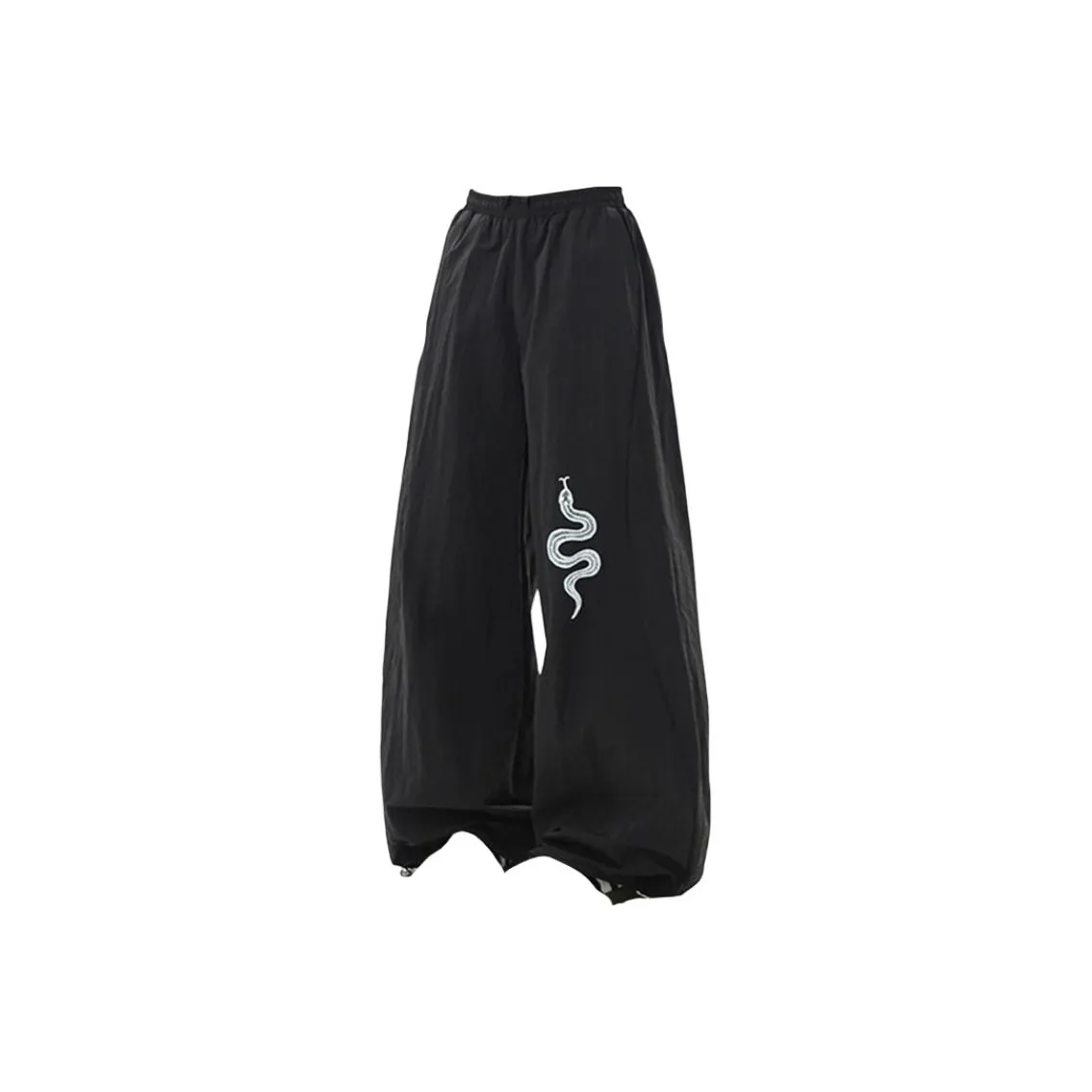 ROOMBOSE Casual Pants Unisex Black