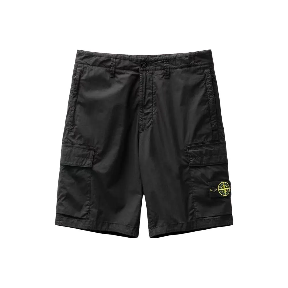 STONE ISLAND Casual Shorts Men's Black
