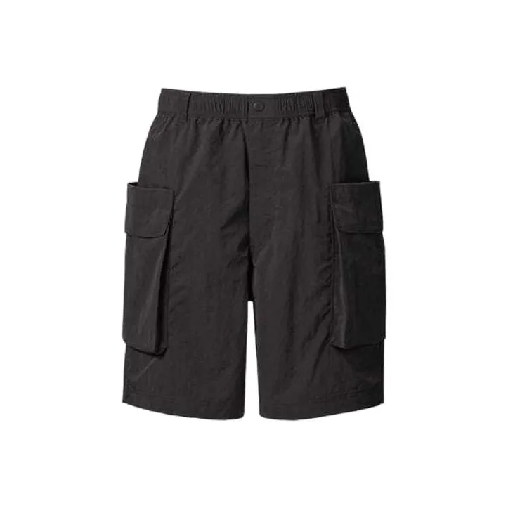 UNIQLO SS24 Карго Шорты Мужские Черные