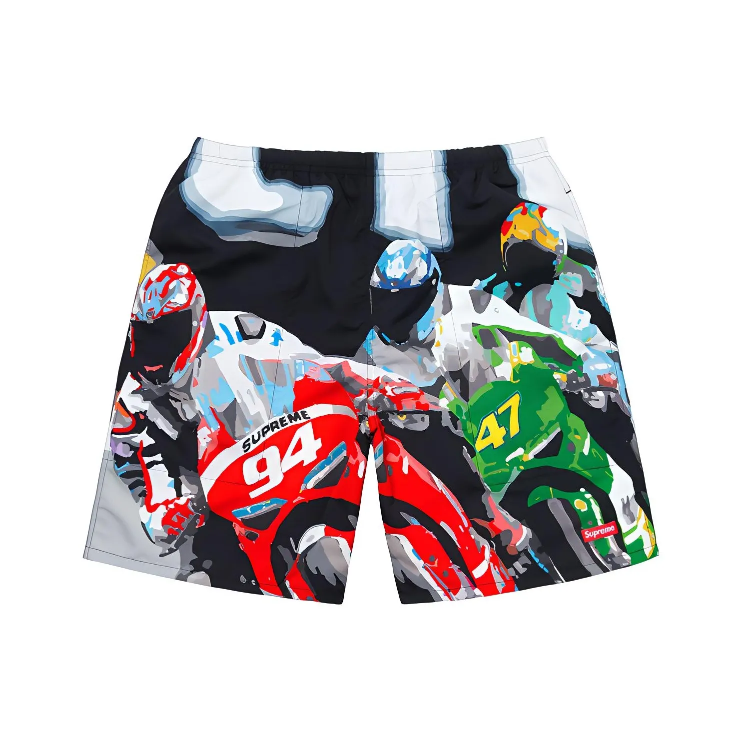 Supreme Week 13 Racing Water Short Casual Shorts Unisex