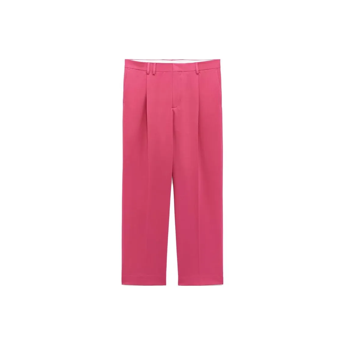 Barbie X ZARA X Barbie Co brand Suit Trousers Men Dark Purple Red