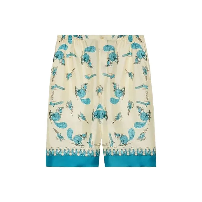 GUCCI x Freya Hartas Shorts Men's Blue
