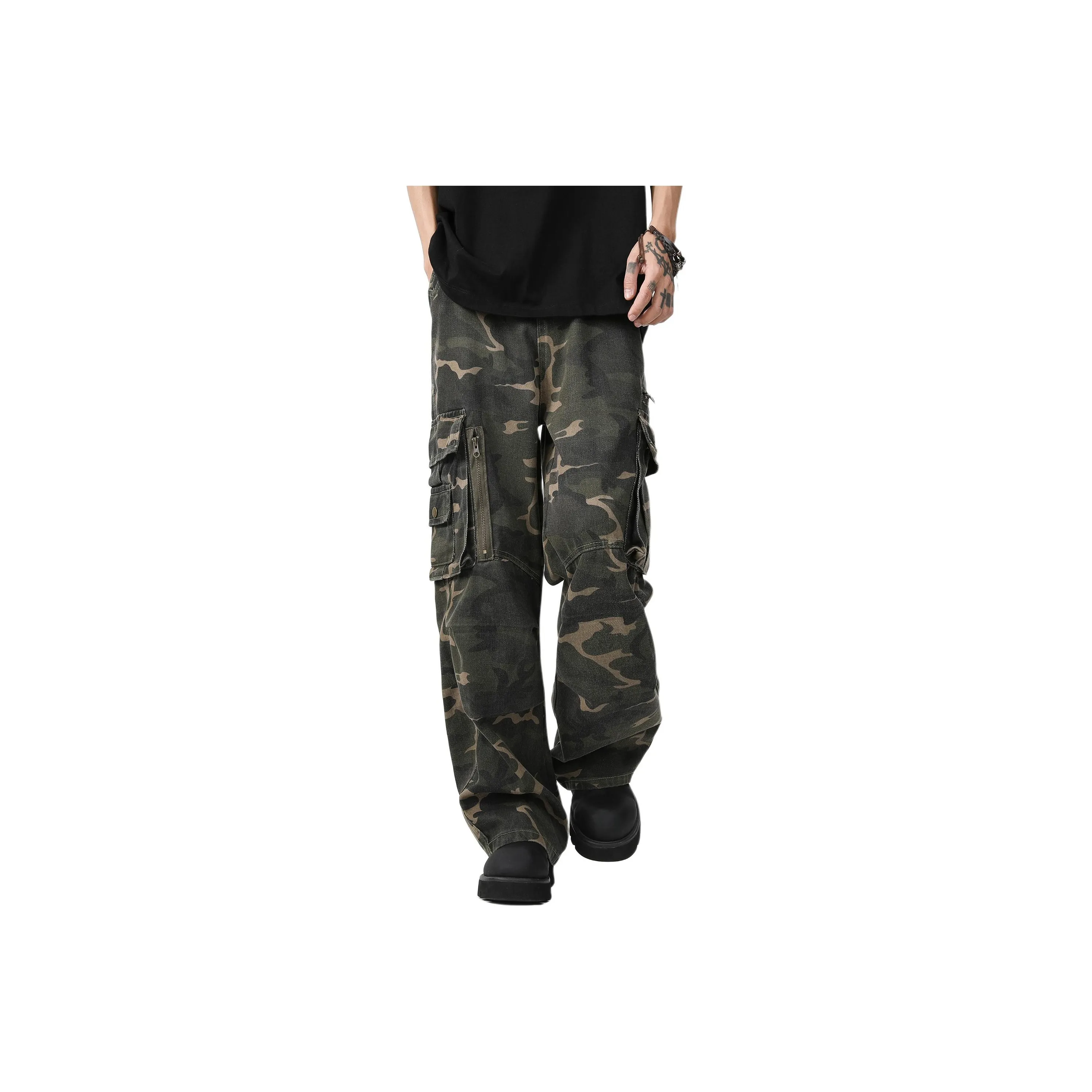 GROGNAK Cargo Pants Unisex Army Green