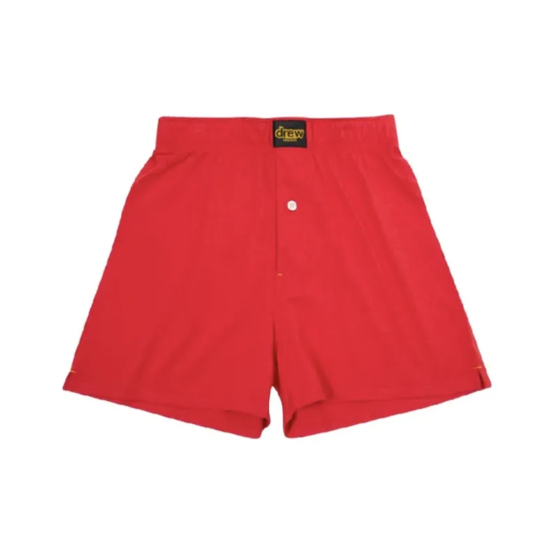 Drew House Letter Logo Series Шорты Унисекс Красный
