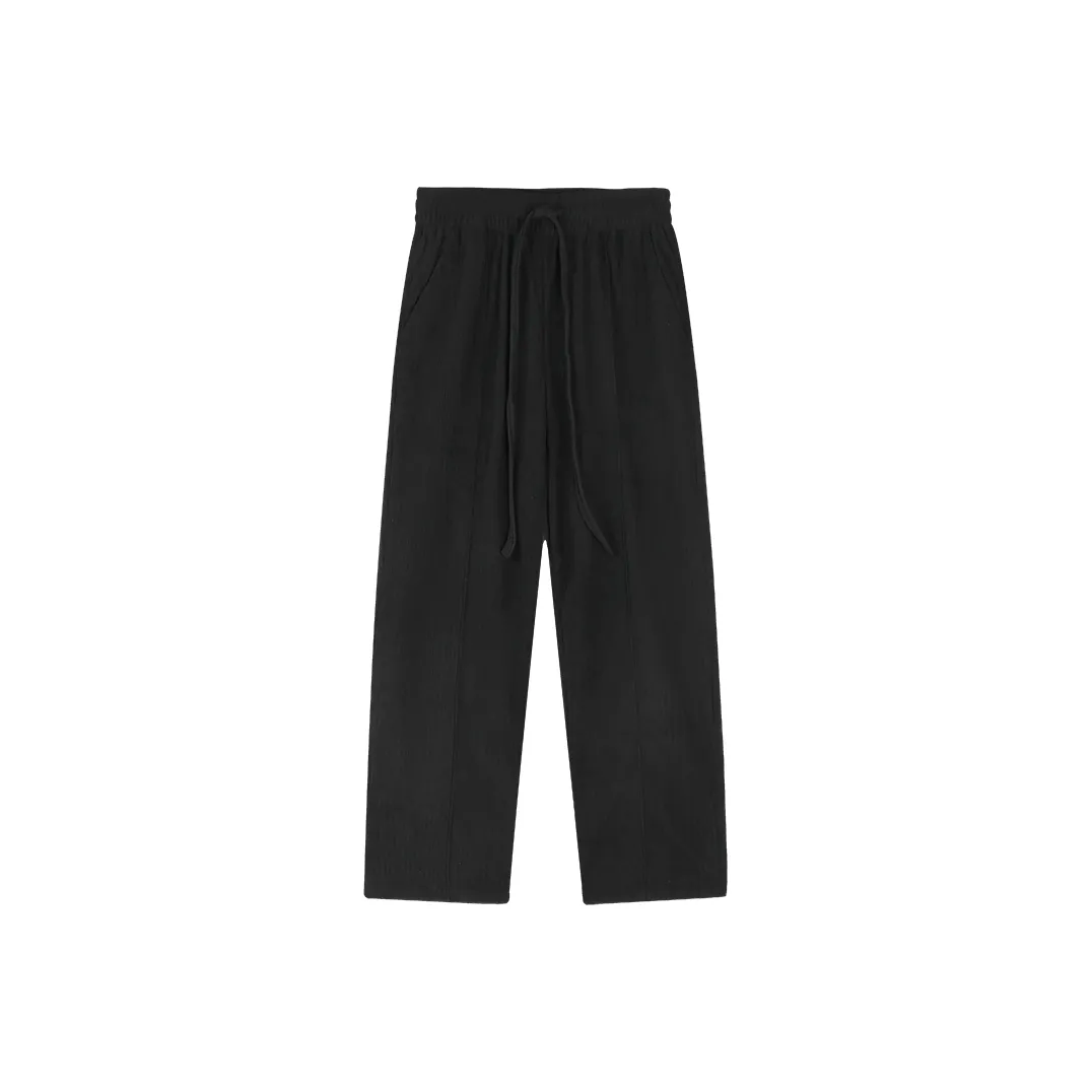TREK&TRAVEL Casual pants black Unisex