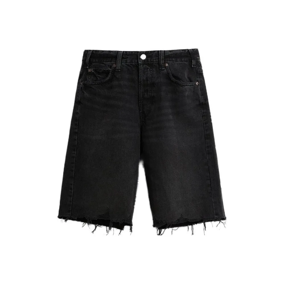 ZARA Denim Shorts Men Black