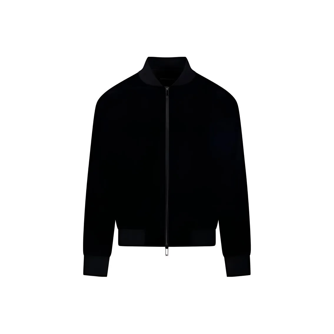 EMPORIO ARMANI Embellished Zipped Velvet Jacket