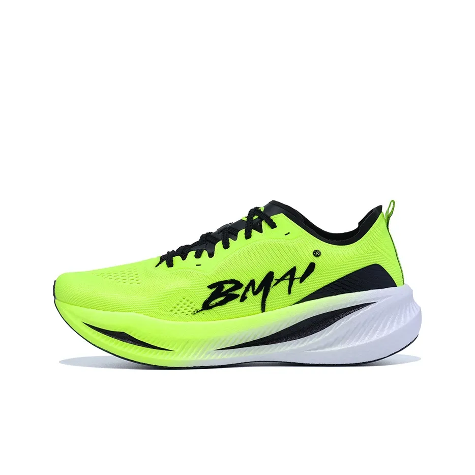 BMAI Carbon FLY Cushioning, Slip Resistant, Abrasion Resistant, Coverage, Support Low Top Running Shoes Men's Green