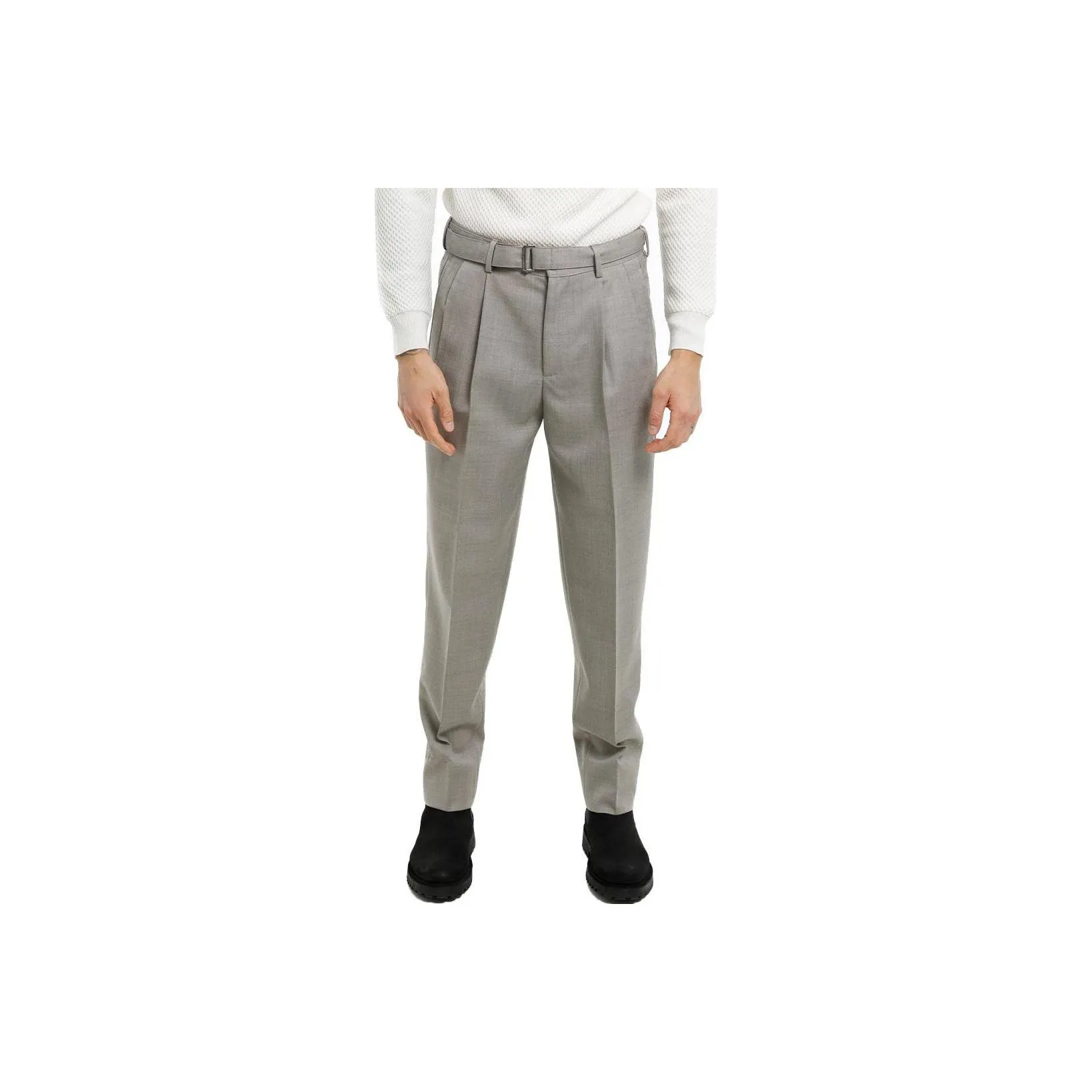 Zzegna Suit Trousers Men's Brown Gray