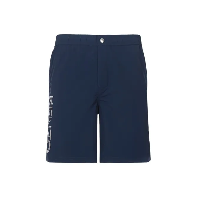 KENZO Letter Logo Casual Shorts Men's Dark Blue