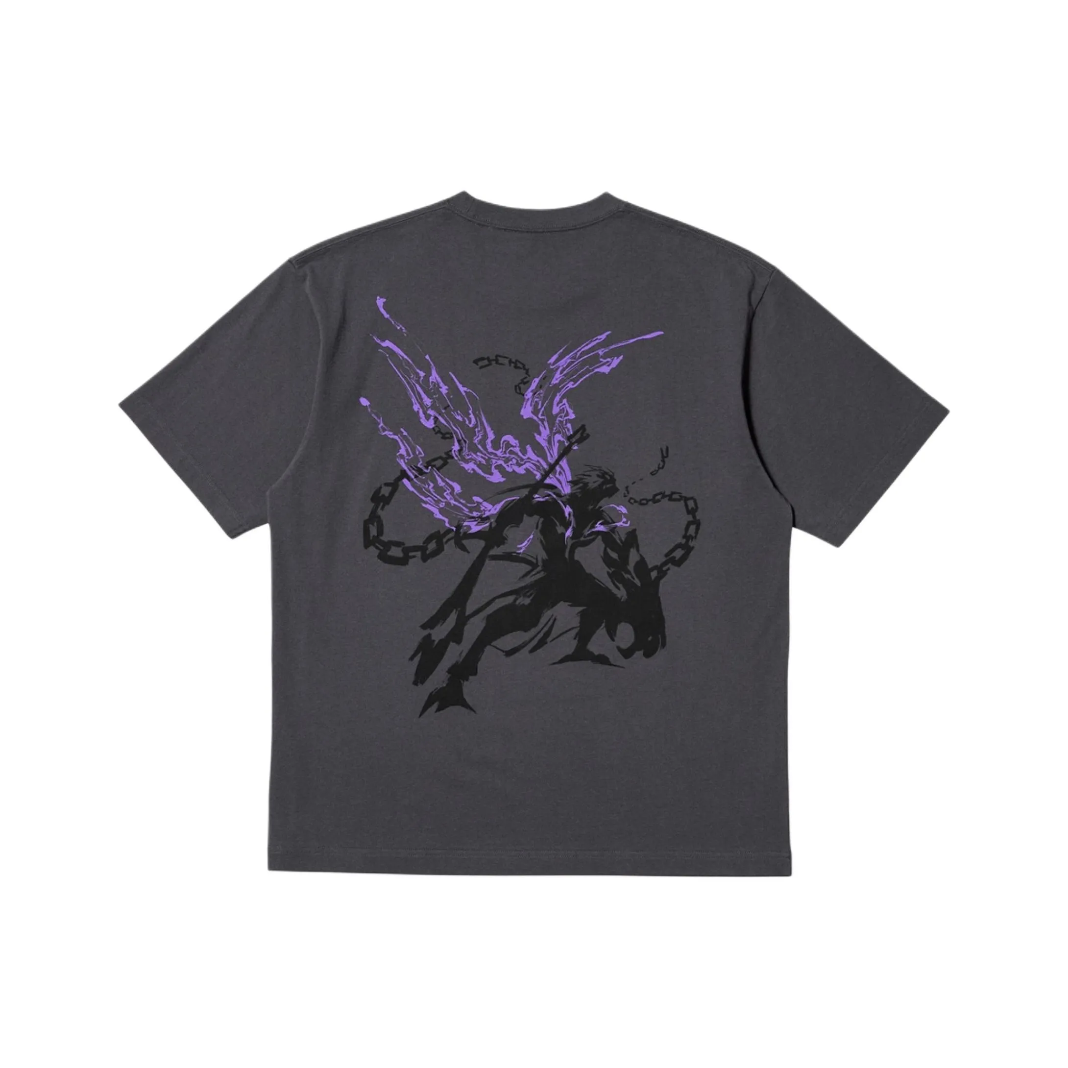 UNIQLO Glory OF Kings Co Branded Модель T Рубашка Унисекс Темно-серый