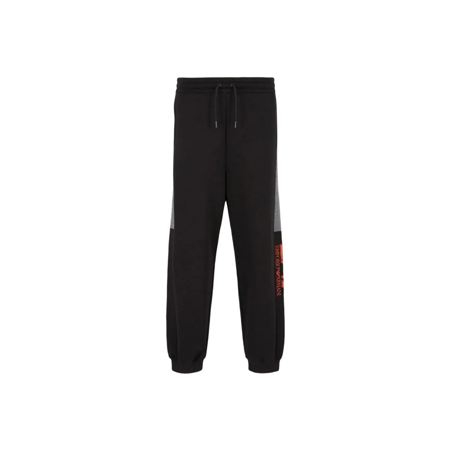 EMPORIO ARMANI EA7 FW24 Вязаные тренировочные брюки Мужские Черные