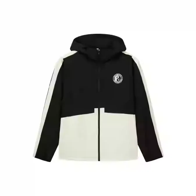 361° Trench Coat Men's Super Black/Peeling Matte White