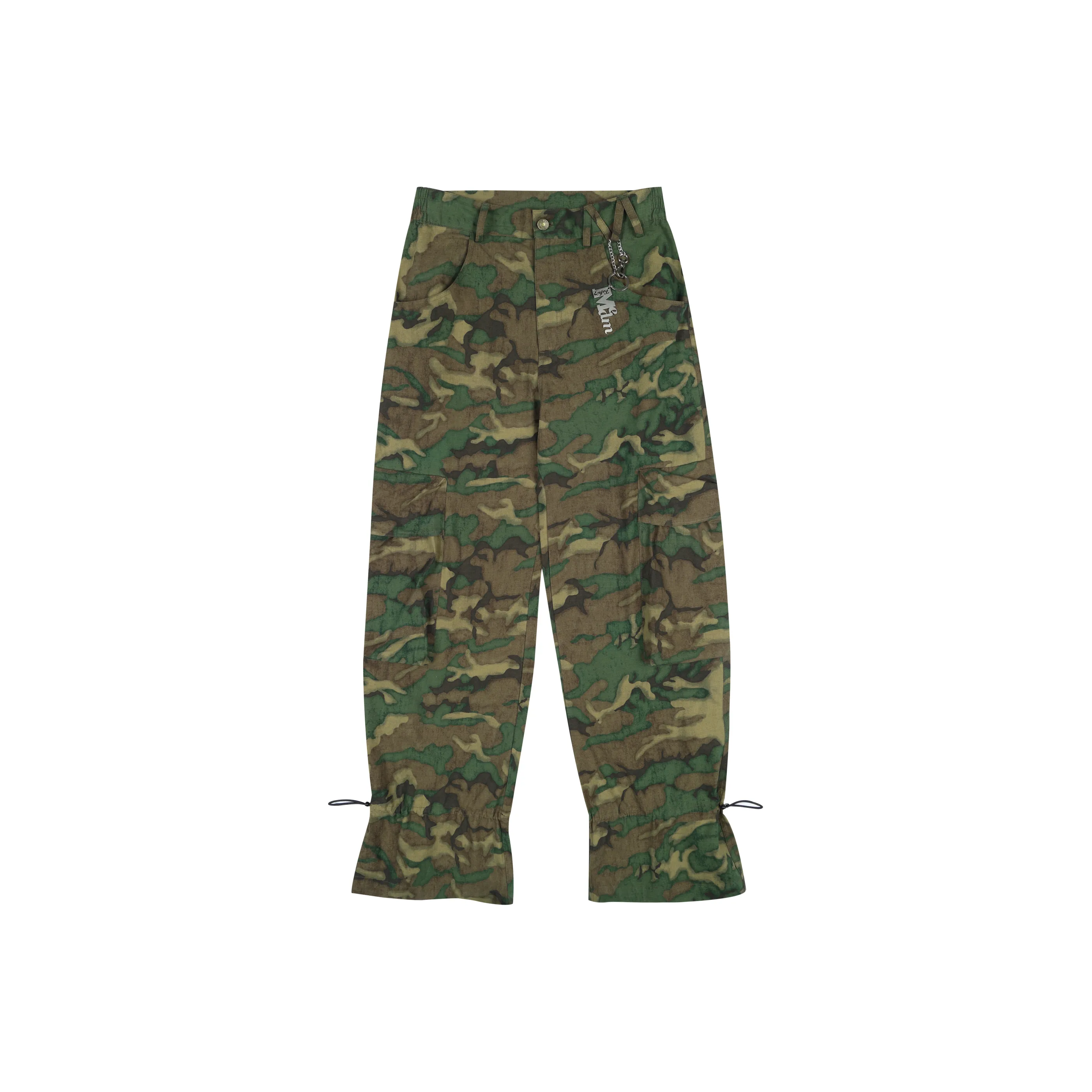 MEDM SS25 Карго Брюки Унисекс Камуфляж Зеленый