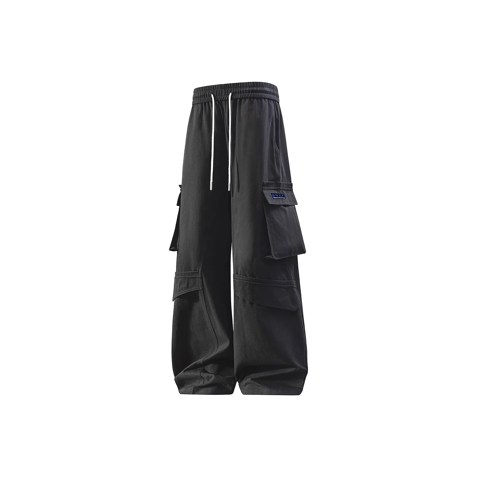 Qnxeey Cargo Pants Unisex Beige