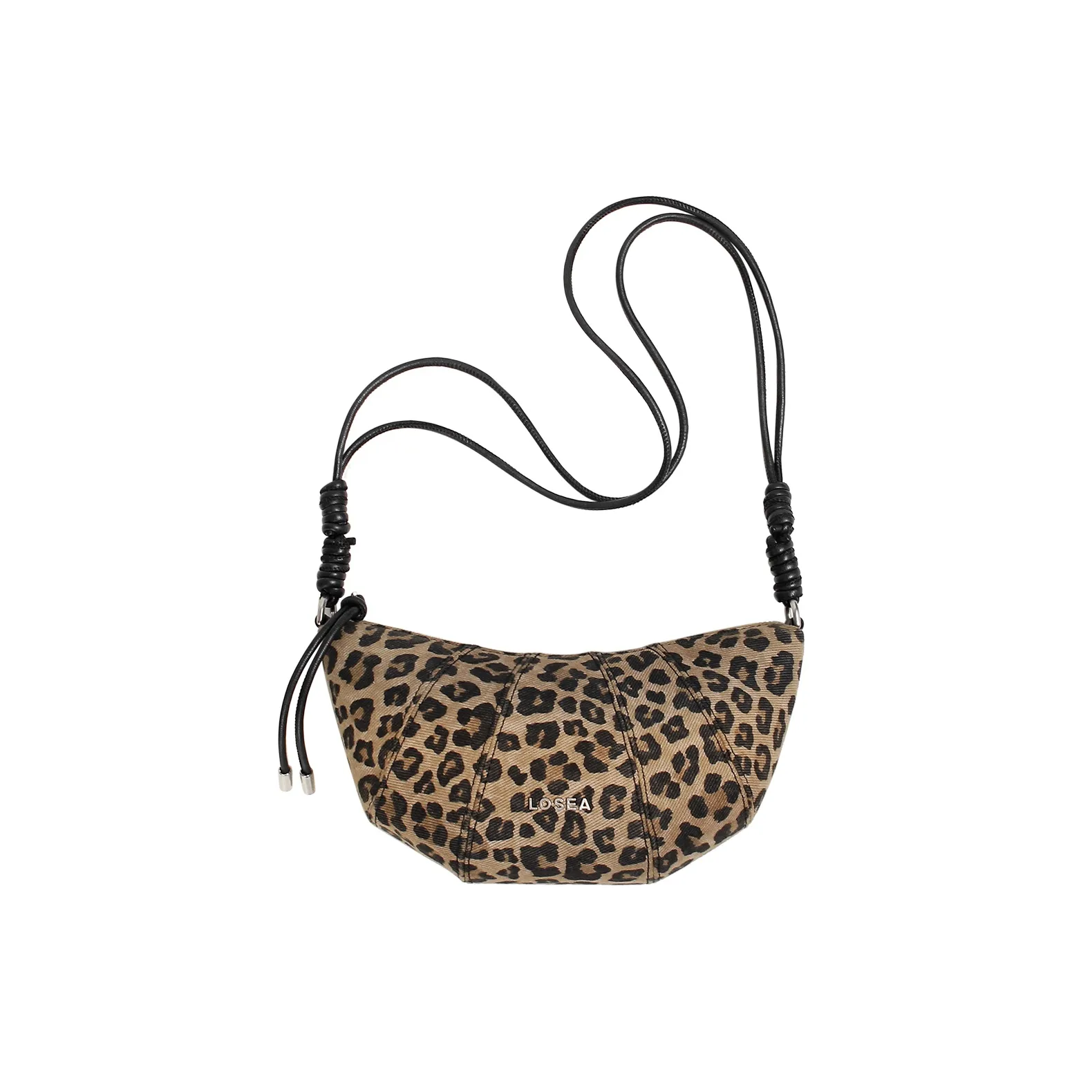 LOSEA Хлопок Сумка через плечо Маленькая Женская Сумка на плечо Светлый Леопард