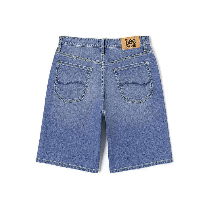 Lee Denim Shorts Men's Light Blue