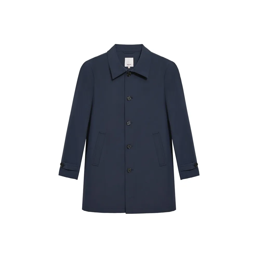 DANIEL HECHTER Тренчкот Мужской Королевский Синий