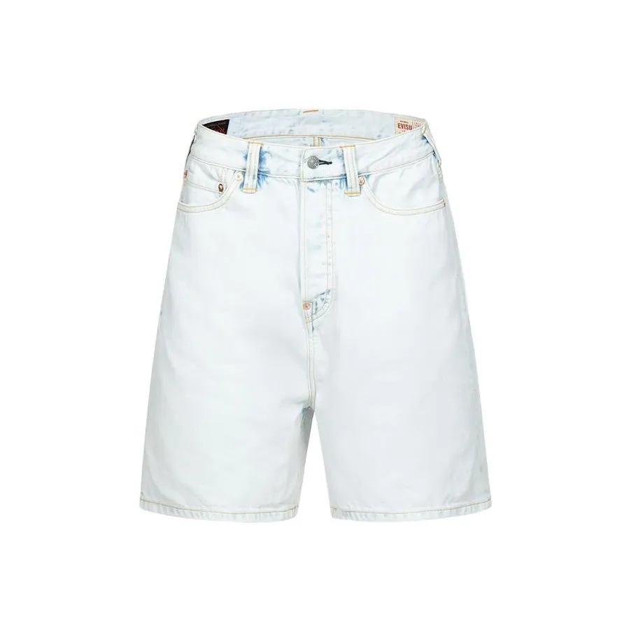 EVISU Denim Shorts Men's White