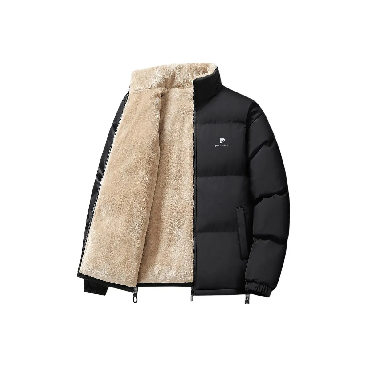 PIERRE CARDIN Хлопковый пуховик Мужской Черный