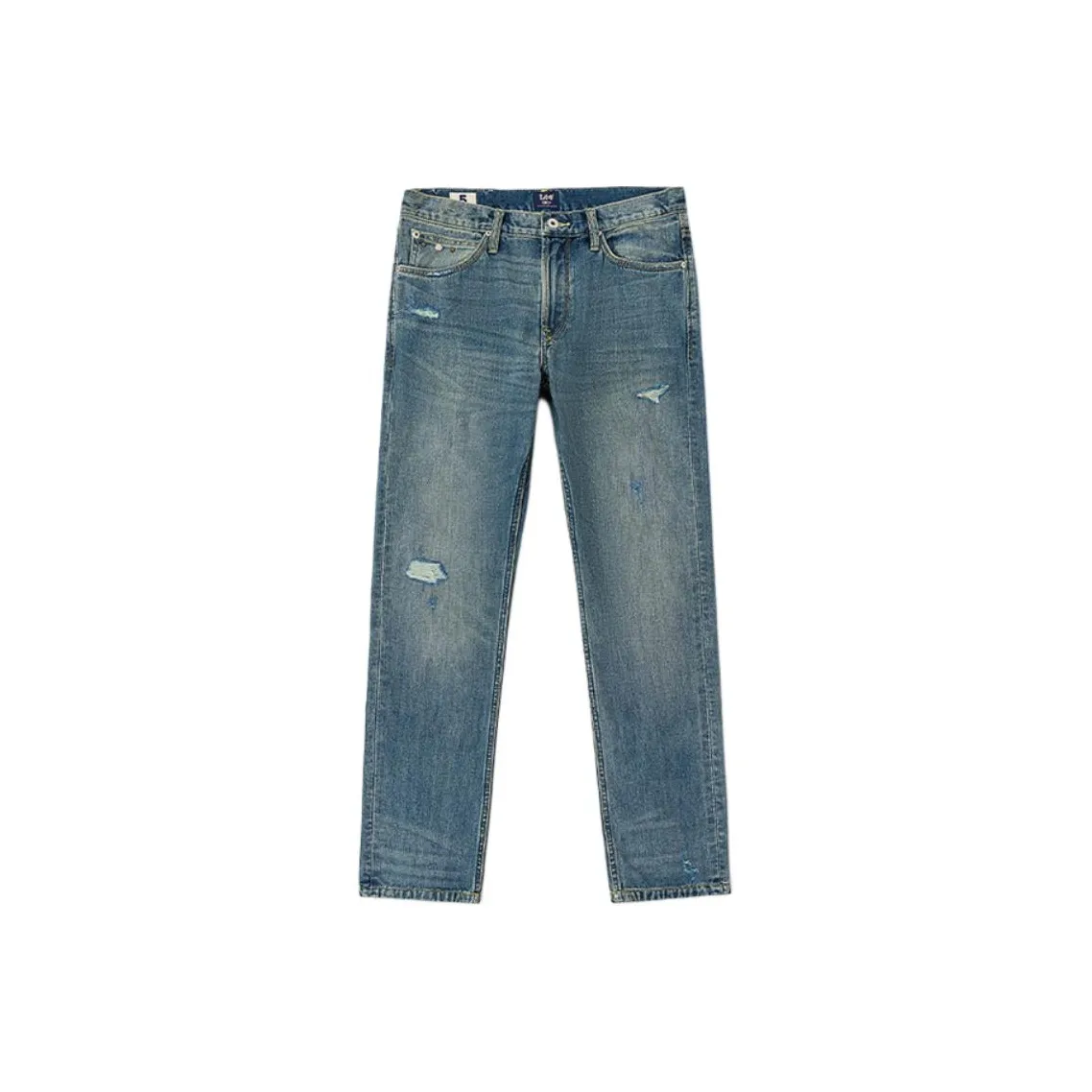 Lee совместный бренд модель Джинсы Мужские Средний Светло-Синий