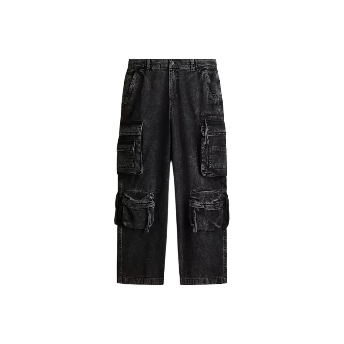 H&M Jeans Men Denim Black