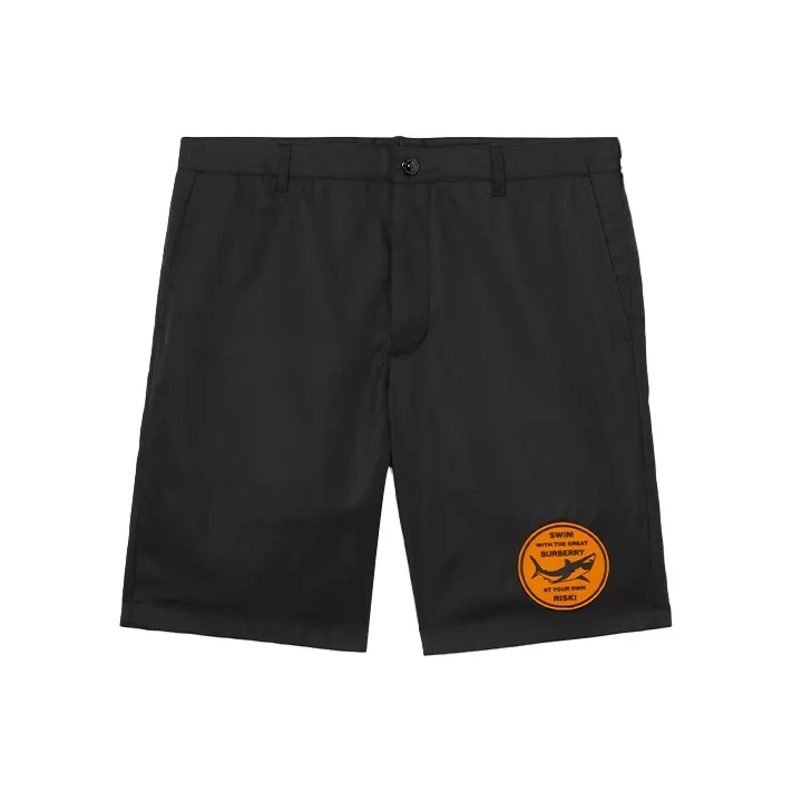 Burberry Повседневные шорты Мужские Черные