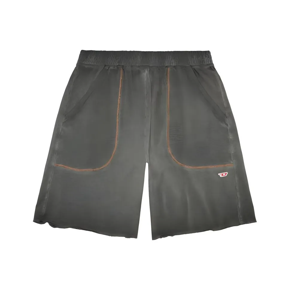 DIESEL Повседневные шорты Мужские Оливково-зеленые