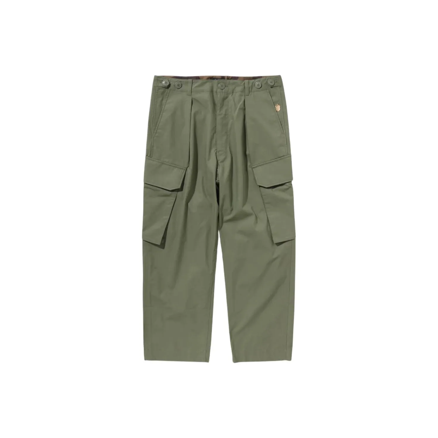 A BATHING APE Карго Брюки Унисекс Зеленый