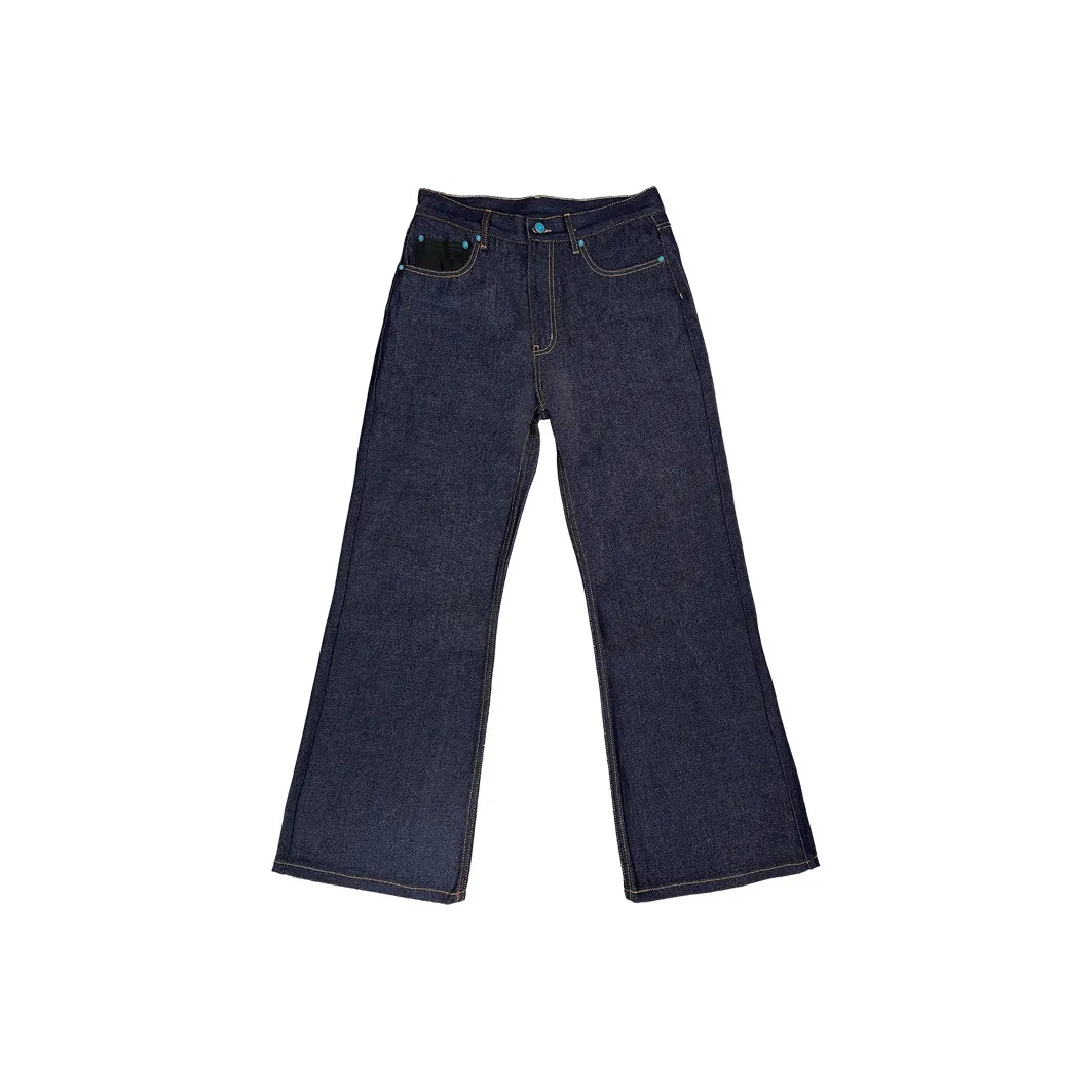 WANNA LAB SS25 Джинсы Унисекс Темно-синий