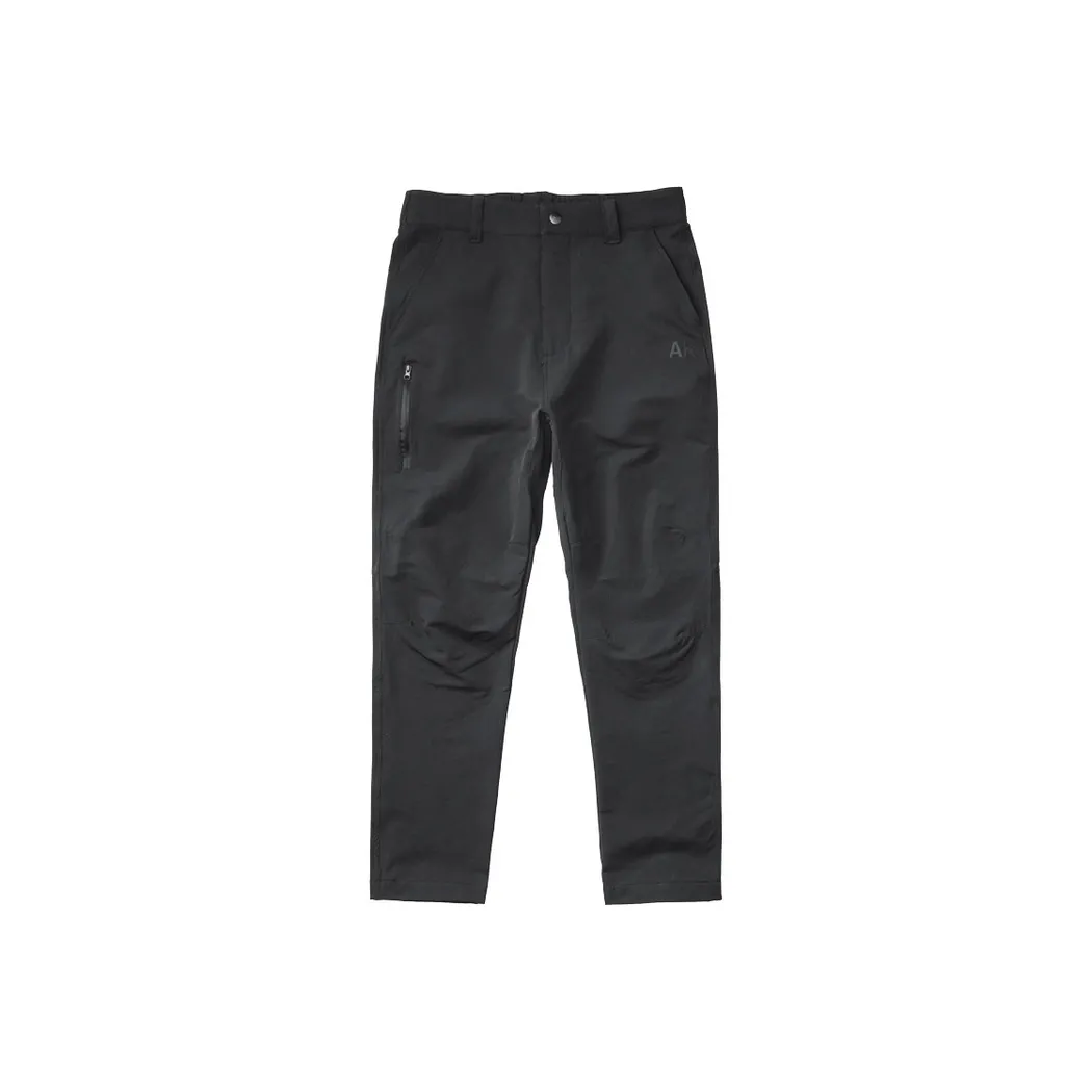 AKCLUB Повседневные брюки Мужские Черные