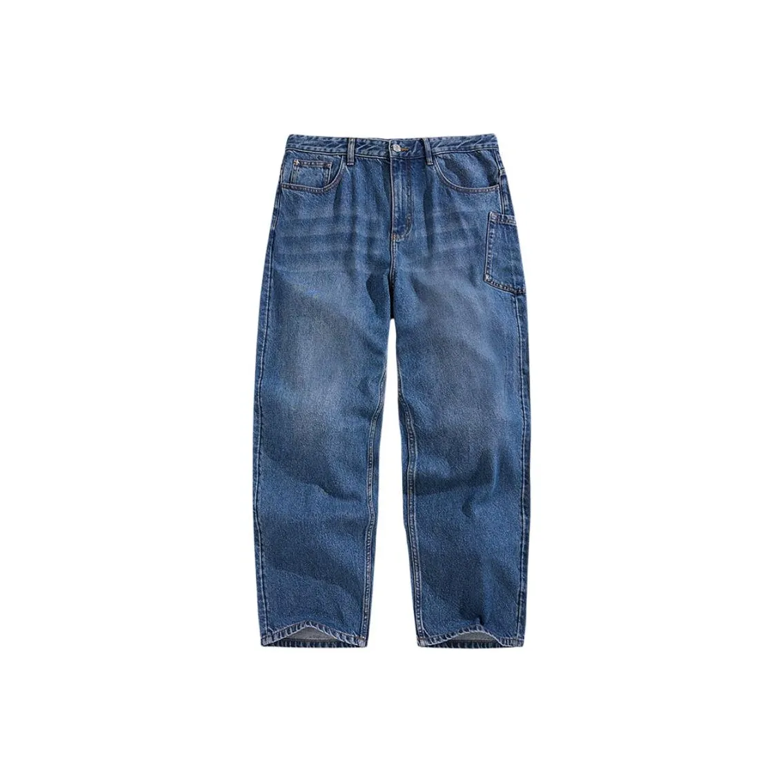 PEACEBIRD MEN Джинсы Мужские Средний Синий Деним