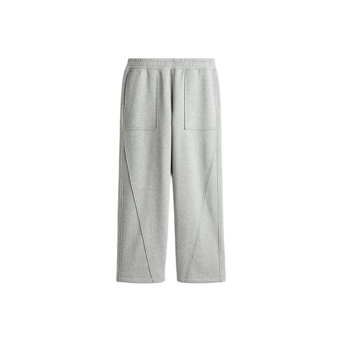 H&M Knitted Sweatpants Men's Mixed Gray