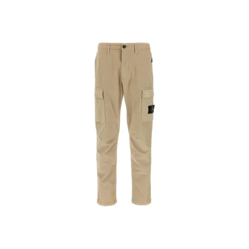 STONE ISLAND Светло-янтарные Мужские Брюки карго