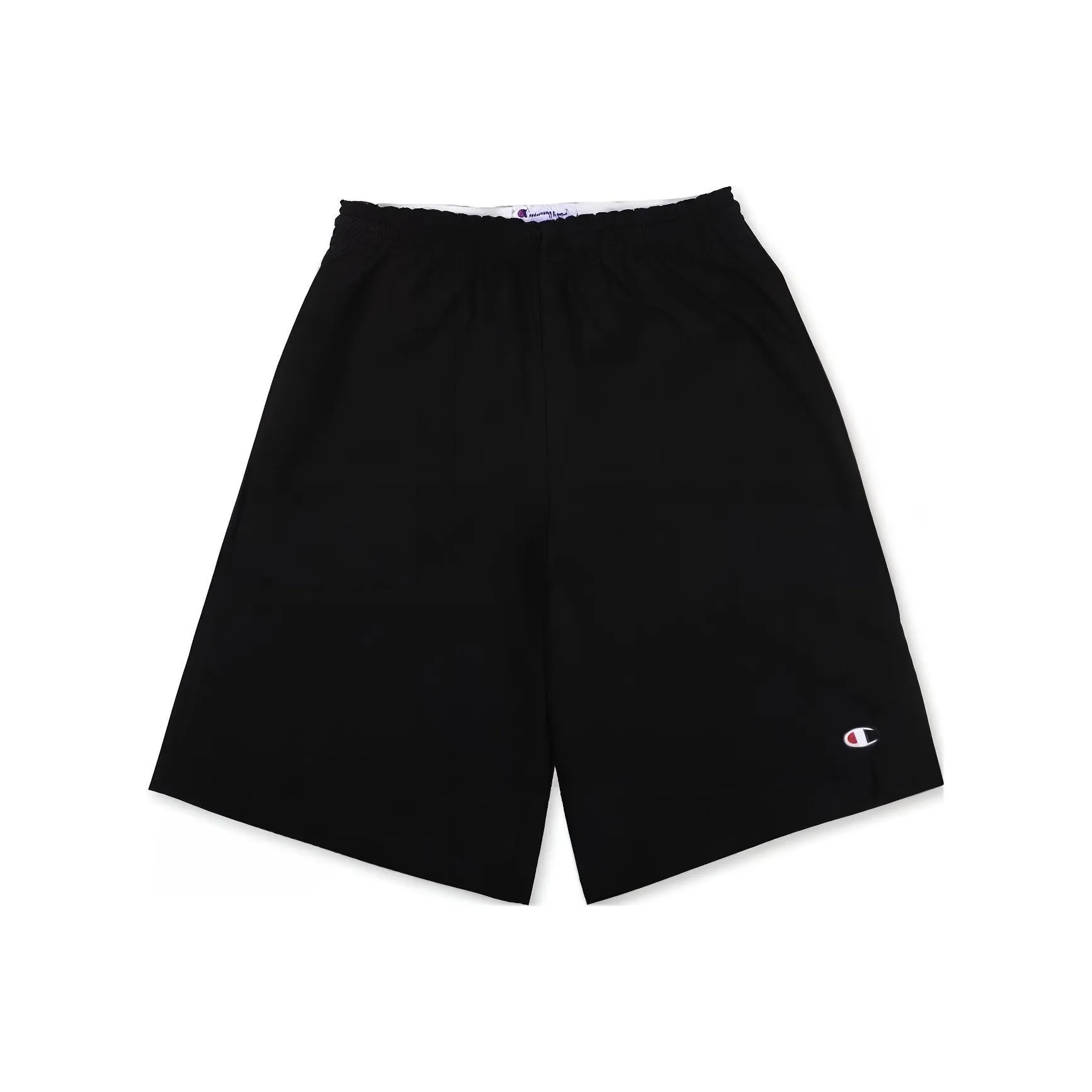 Champion Men
s Logo Embroidered Cotton Jersey 9

 Shorts Black