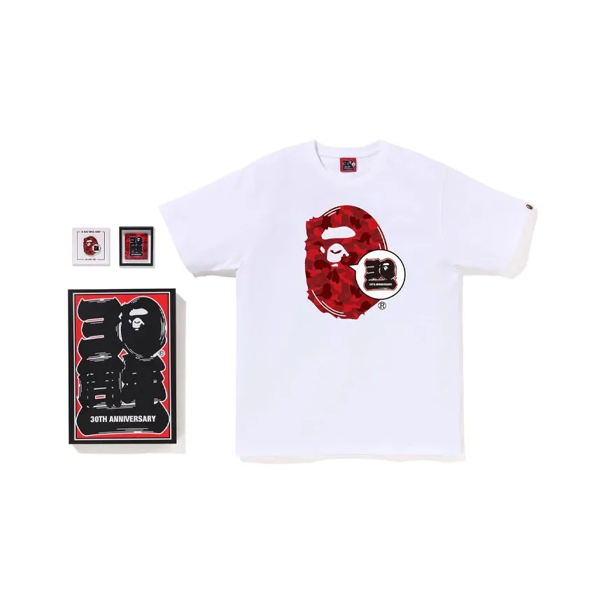 Bape Store Rakuten Fashion Bape 30th Anniversary Ape Head Tee Set