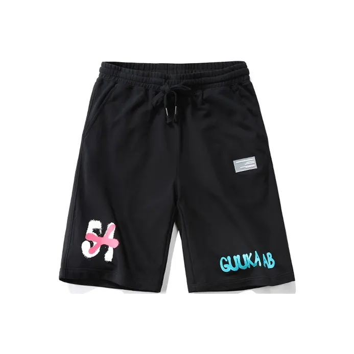 Guuka Повседневные шорты Мужские Черные
