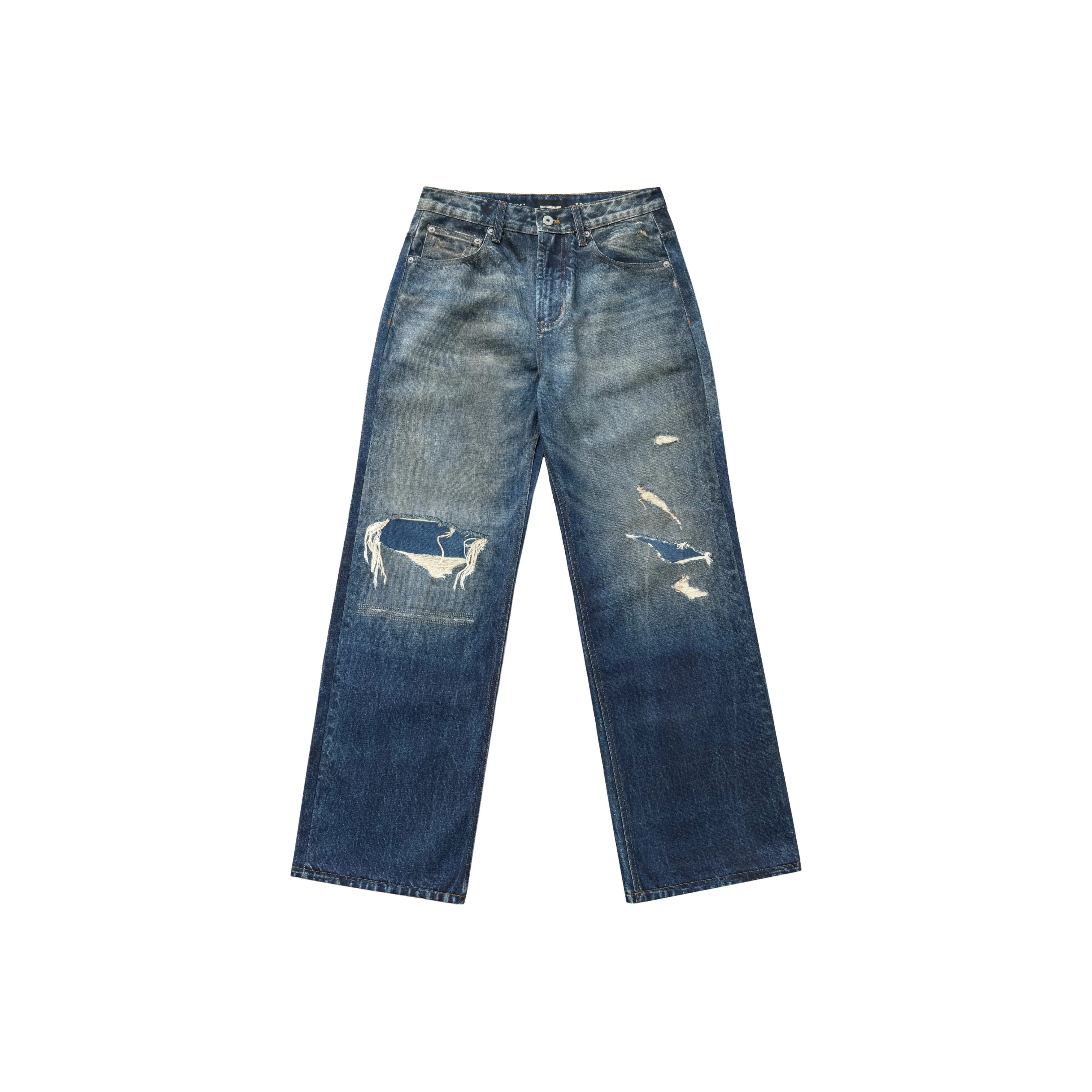 Haonanhuang Синие Унисекс Джинсы