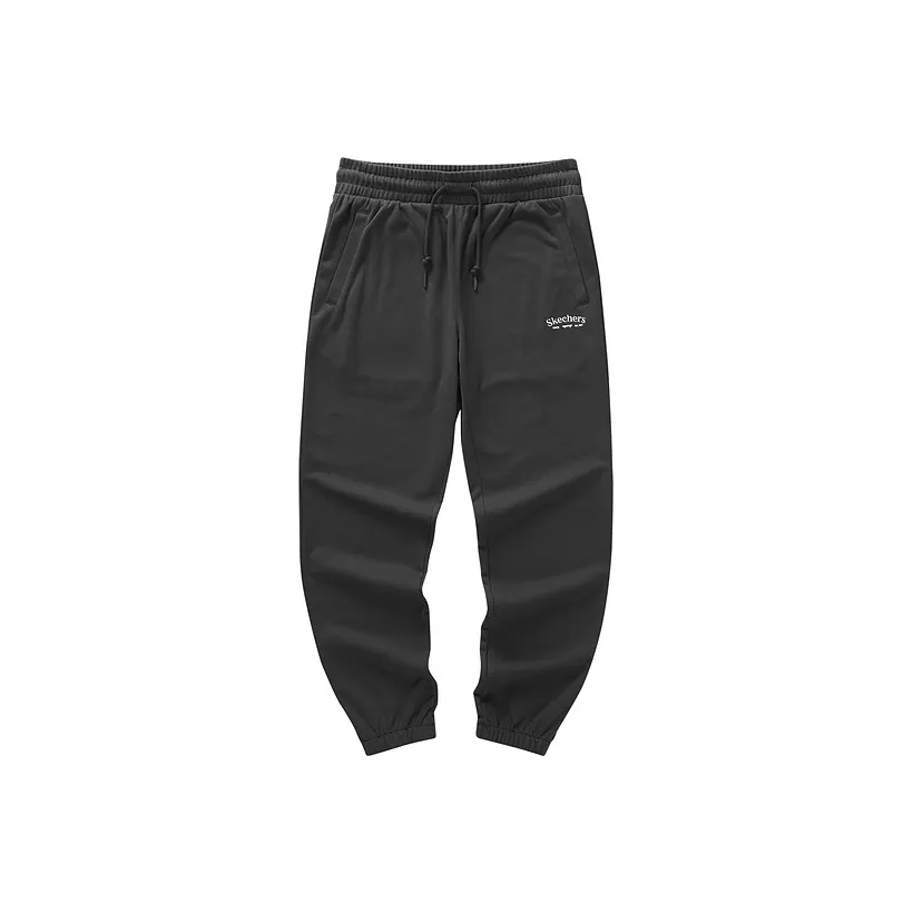 Skechers Hilarious Monster Collection Sports Lifestyle Collection Knitted Sweatpants Men's Forged Iron Gray