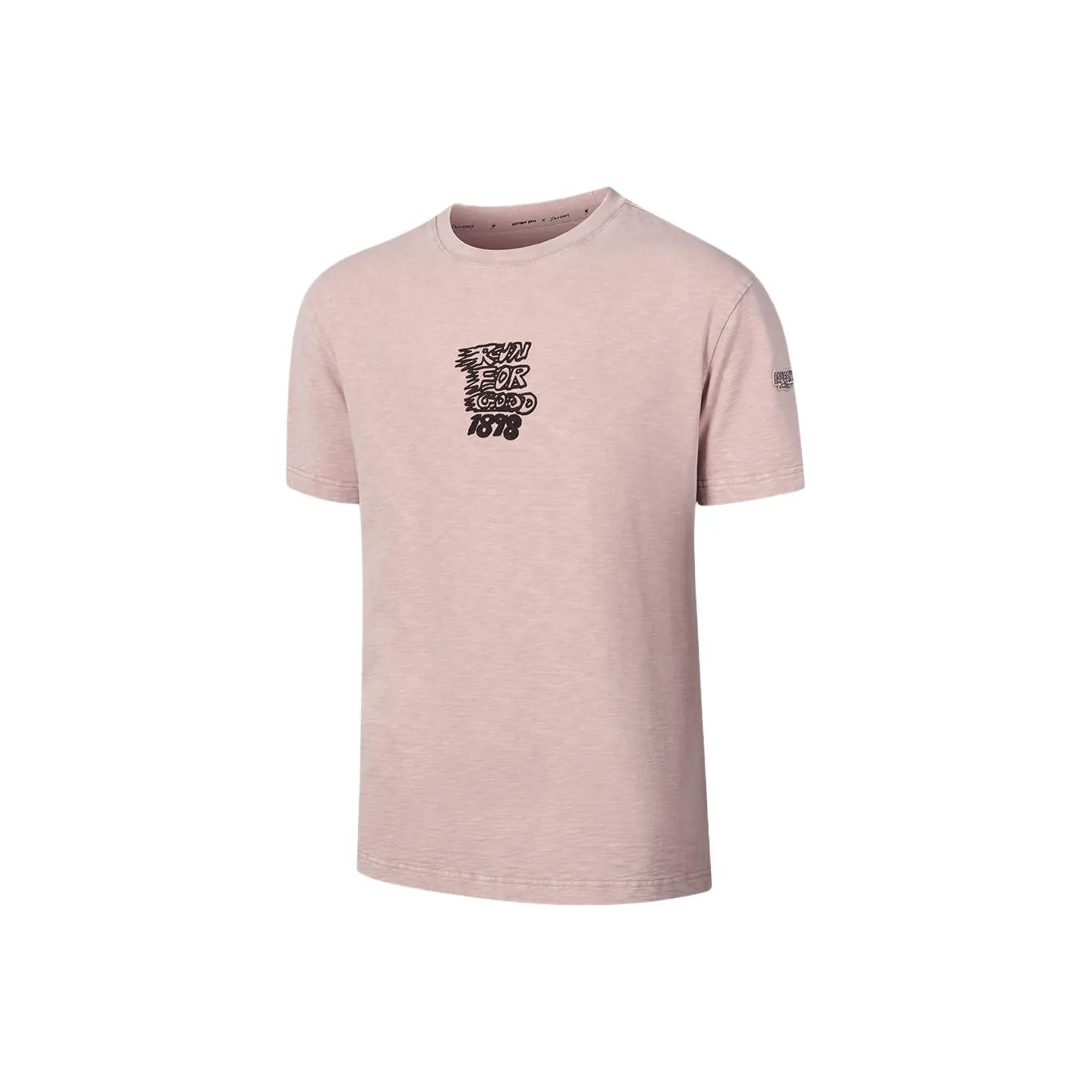 Saucony NATHAN BELL Коллекция T-рубашка унисекс розовая