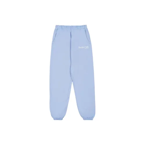 SPORTY & RICH Blue Мужские Вязаные Тренировочные Брюки