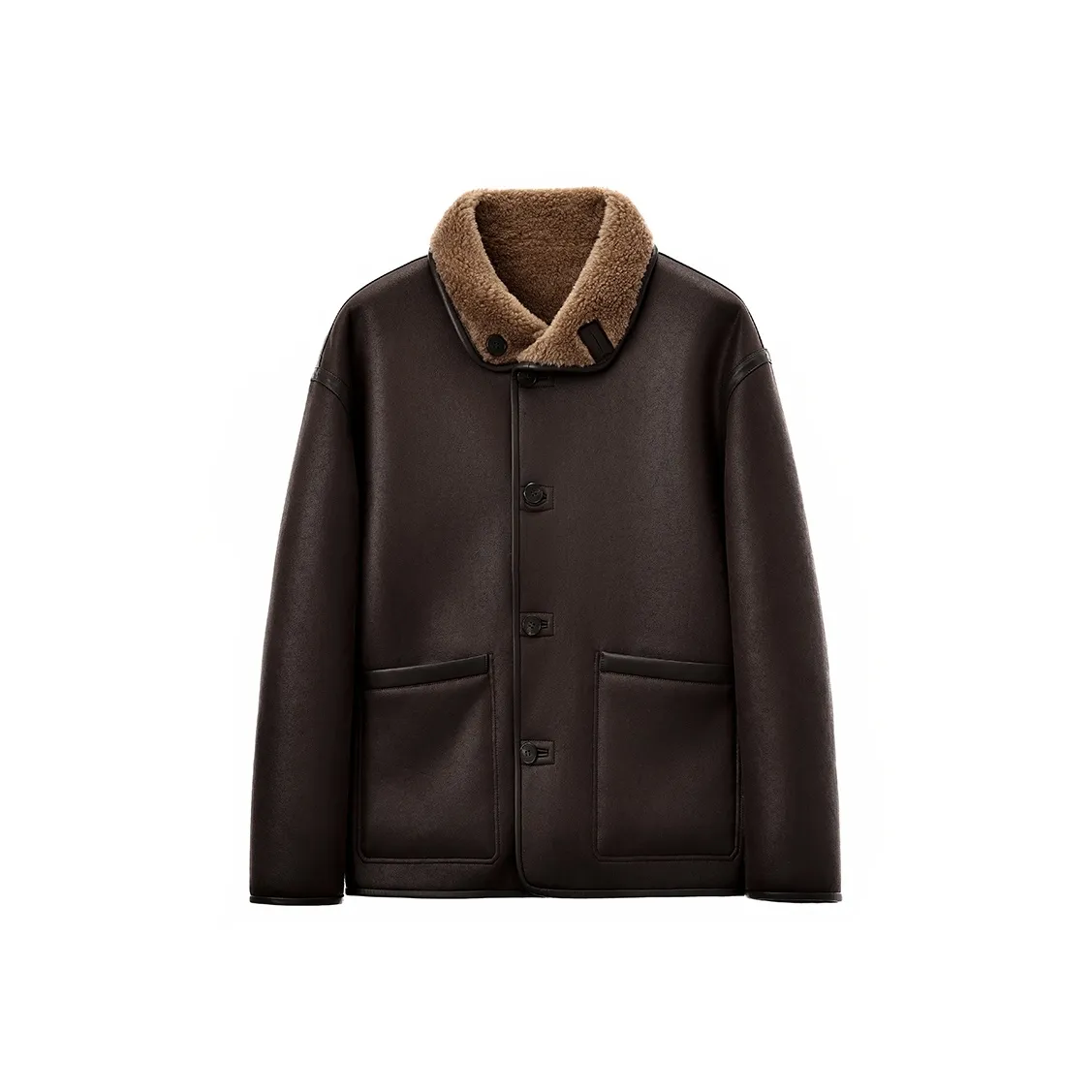 SINBOS Шоколад Мужская Меховая Одежда