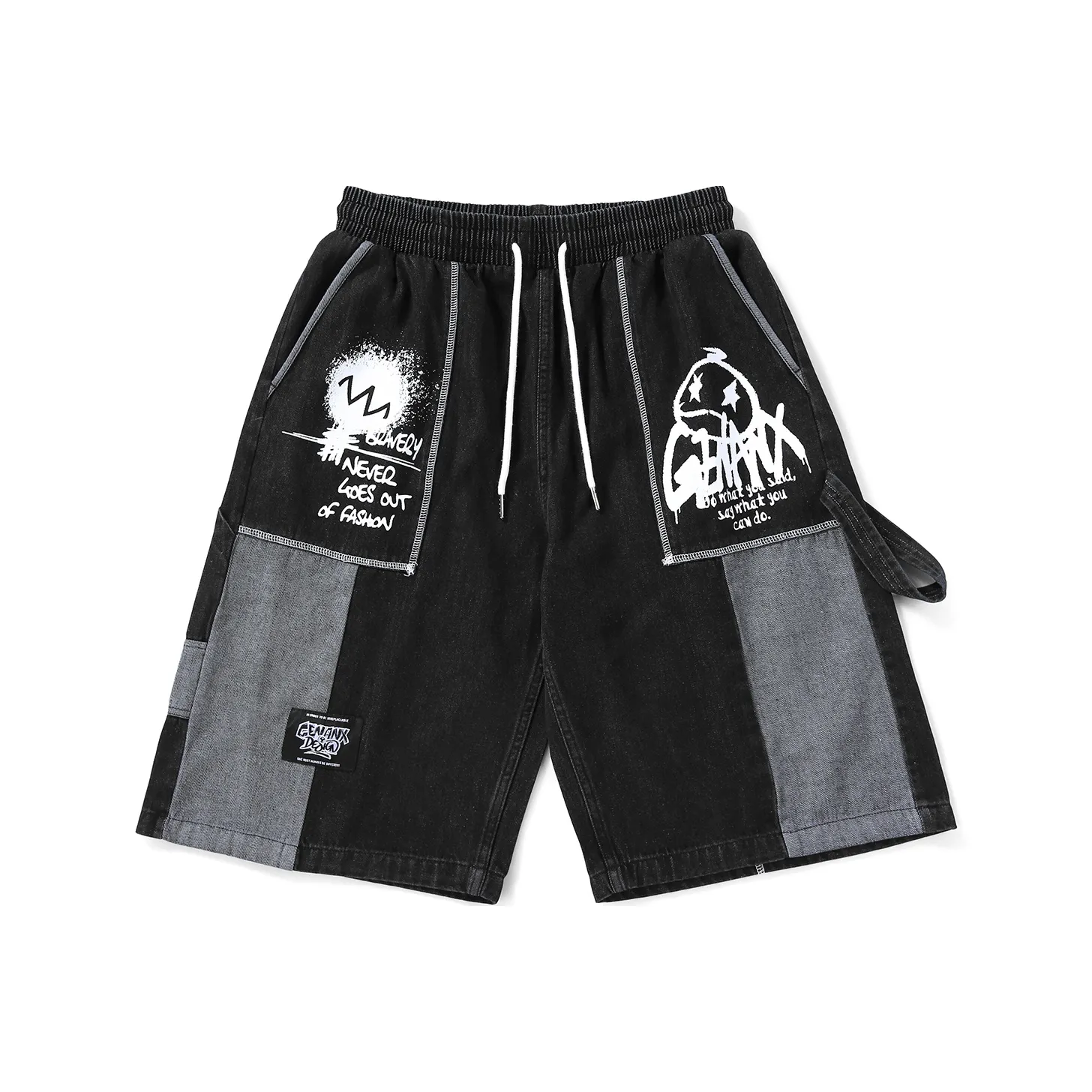 GENANX Loose Fit Shorts Unisex Black