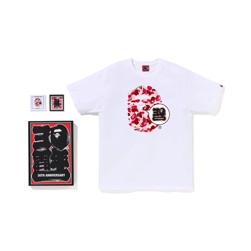 Bape Store Hiroshima Bape 30th Anniversary Ape Head Tee Set