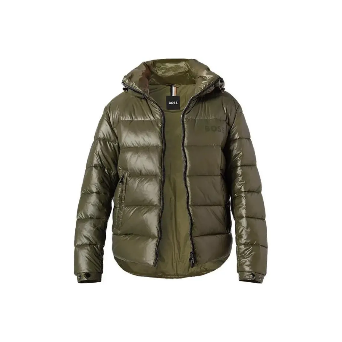 Hugo Boss Куртки и Пальто Мужской Оливково-Зеленый