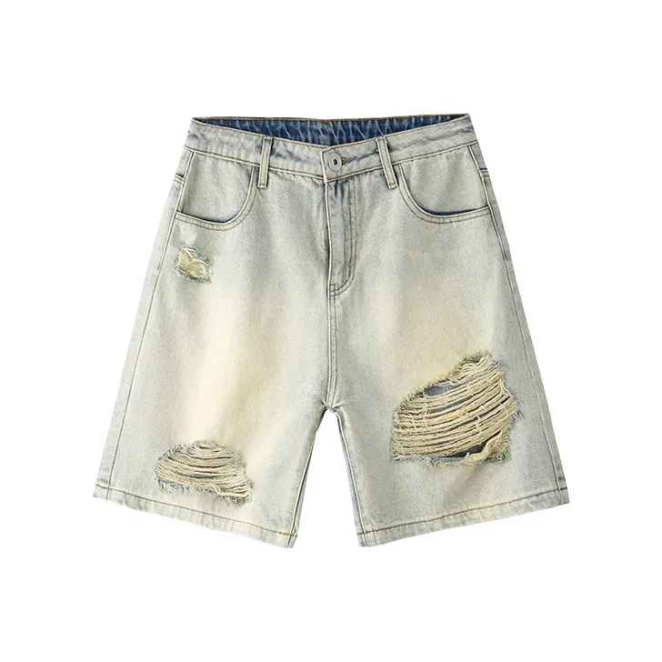 ER Denim shay shorts Unisex