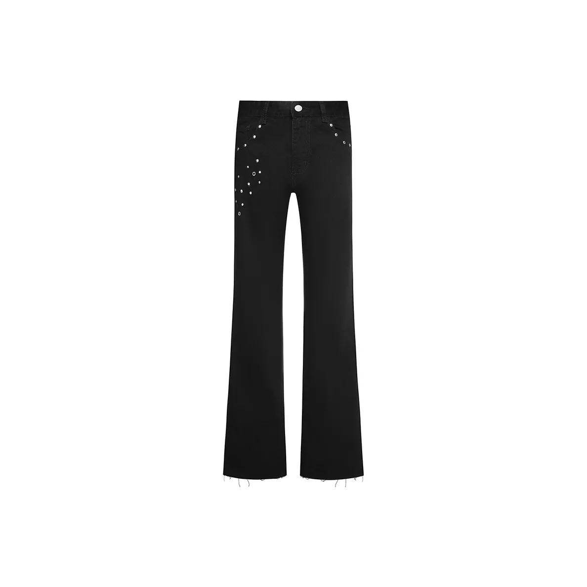 COOLALPACA Свободный крой Bootcut Джинсы Унисекс