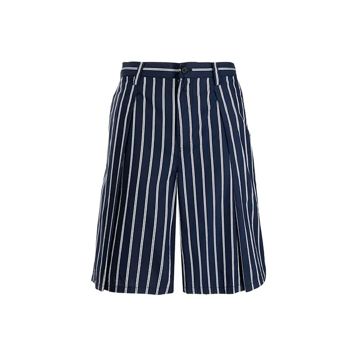 White Mountaineering Темно-синие мужские повседневные шорты